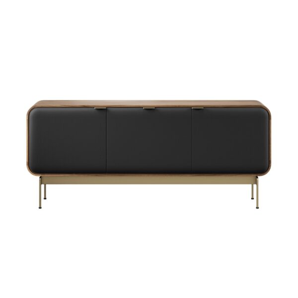 plume media + storage 8077 triple media cabinet