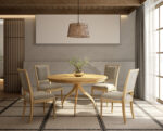 solar spider leg dining table 52"