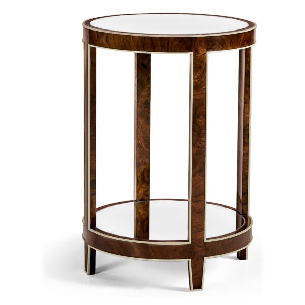jacques round end table