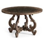 caldera oscura round dining table