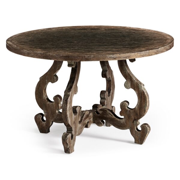 caldera oscura round dining table