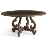 caldera oscura round dining table