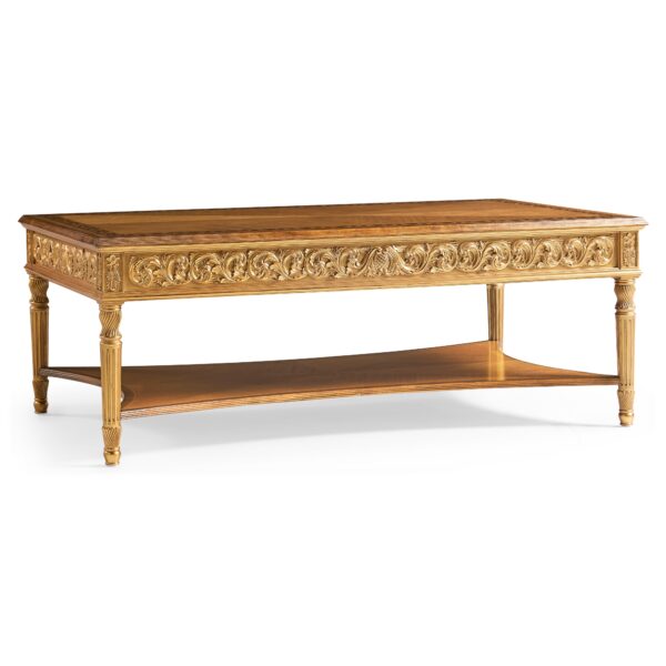 louis xiv style coffee table