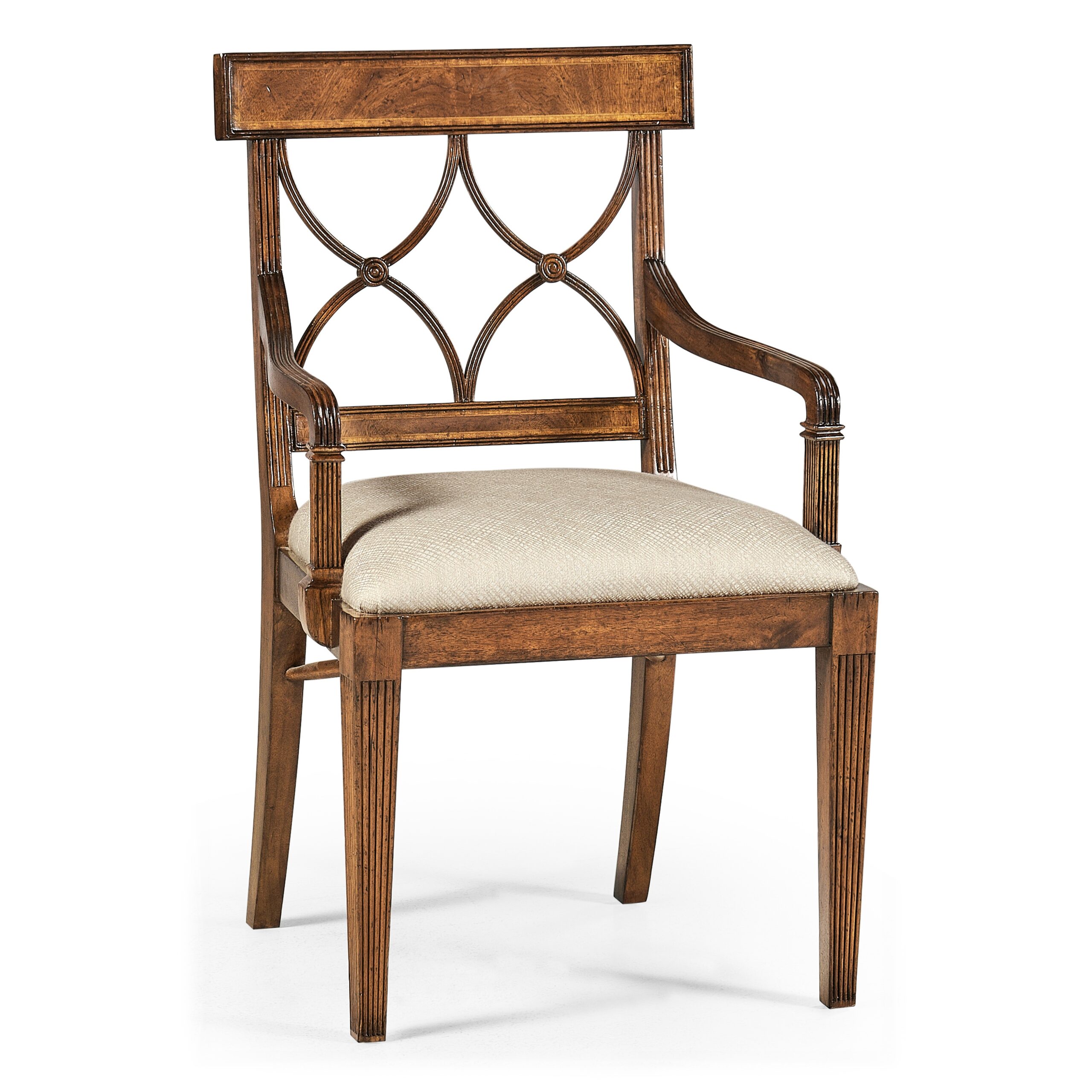 regency curved back arm chair regency curved back arm chair