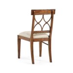 regency curved back side chair
