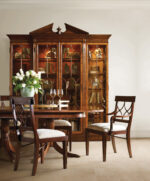 regency curved back side chair
