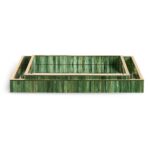 verdure rectangular tray set of 2