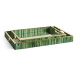 verdure rectangular tray set of 2