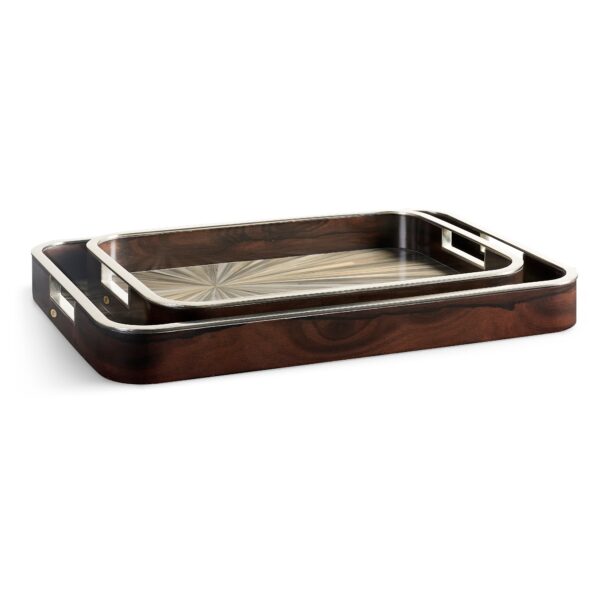 terra rectangular tray set of 2