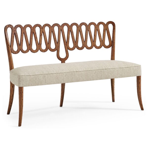 ampney toasted oak dining bench