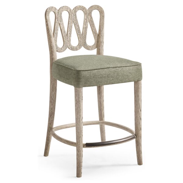 ampney grey oak bar stool