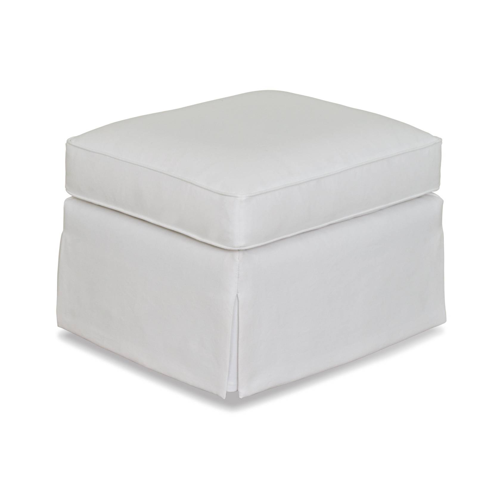 calhoun slipcovered ottoman calhoun slipcovered ottoman