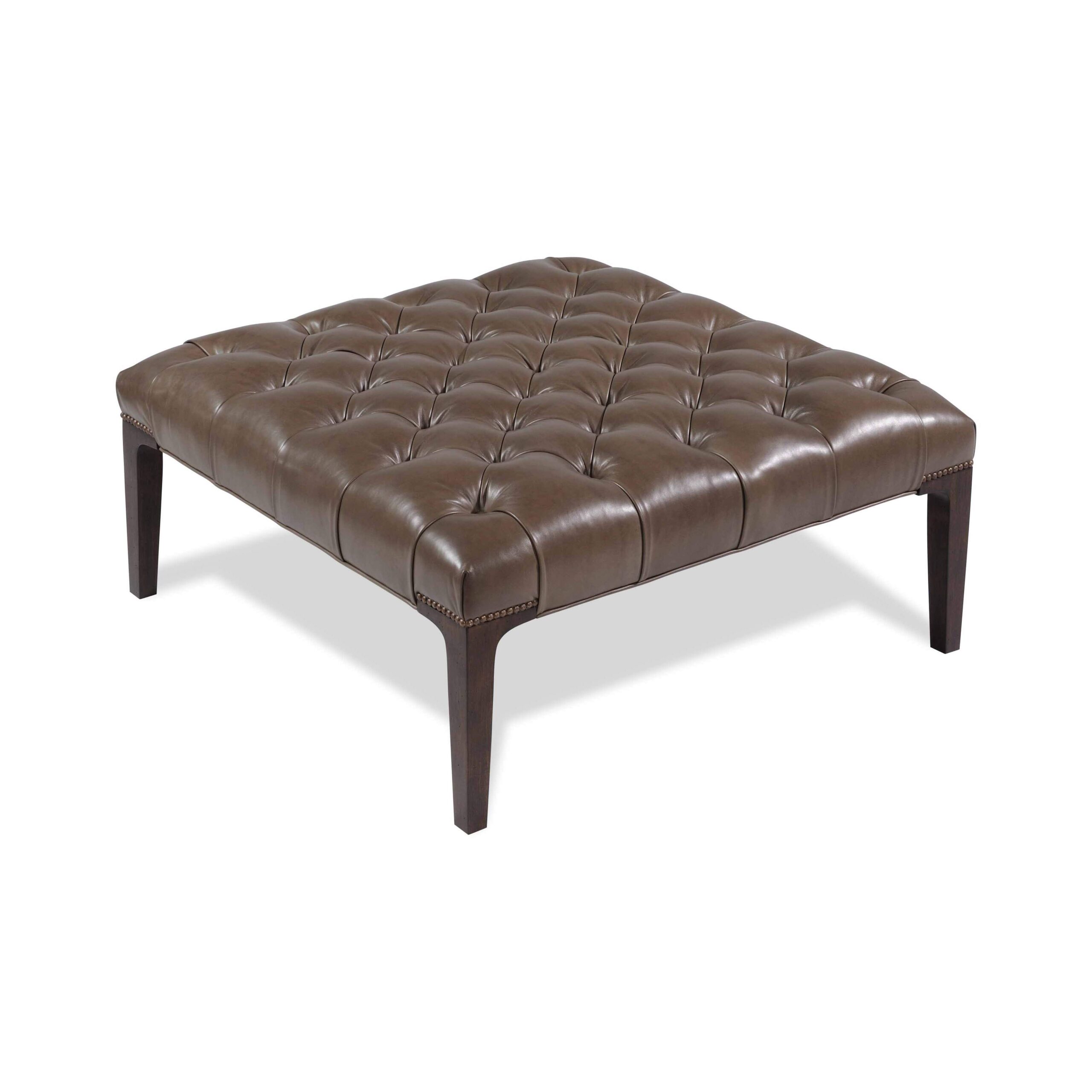 cary leather ottoman cary leather ottoman