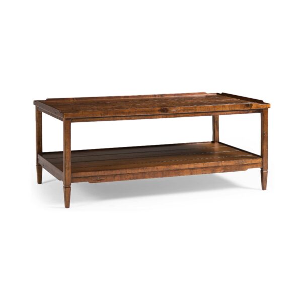 casual distressed coffee table