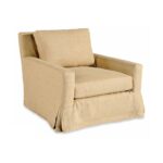 gentleman slipcovered chair