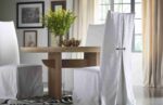 linger slipcovered dining chair