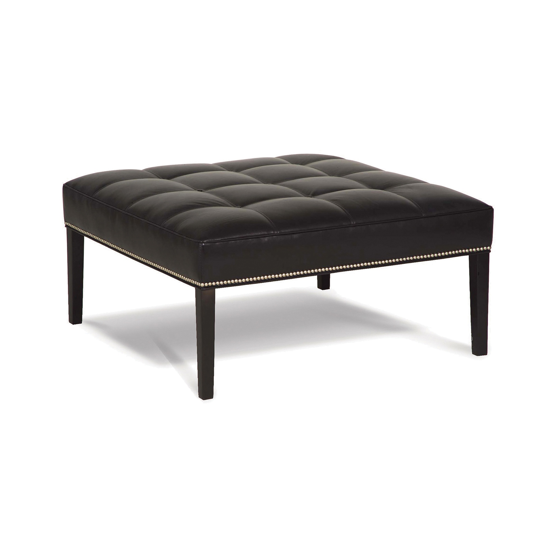 melrose leather ottoman melrose leather ottoman