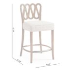 ampney toasted oak stool