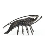 antique dark bronze langoustine