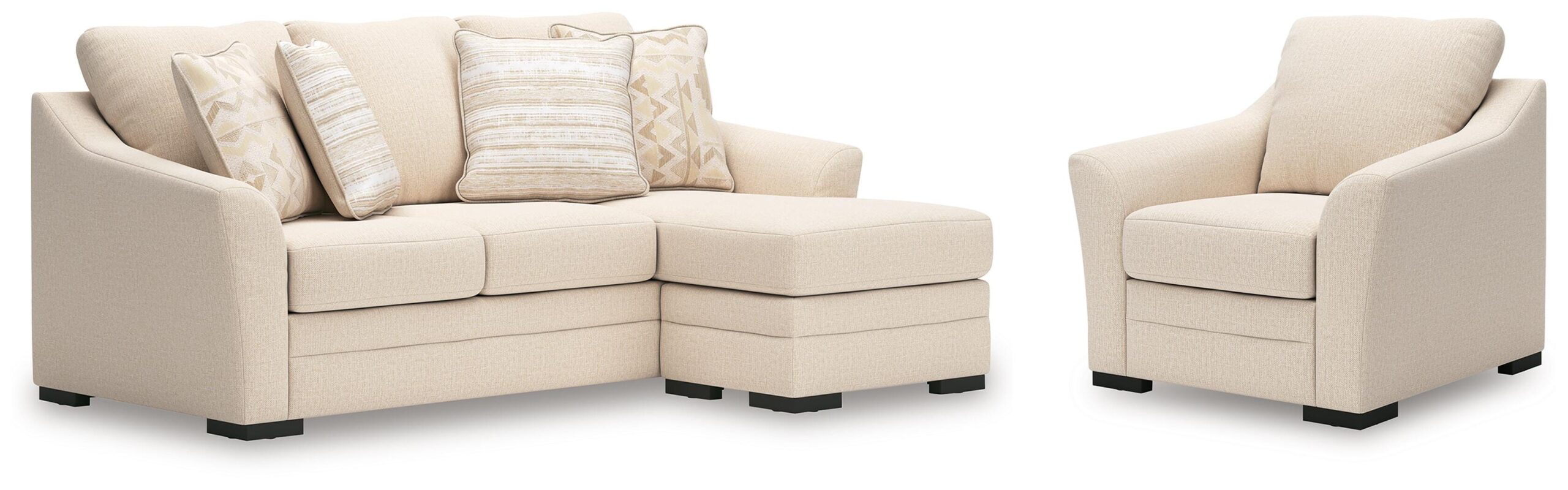 0342f973a384aa3b26224ab9a418e562 Lango Sofa Chaise and Chair - Image 1