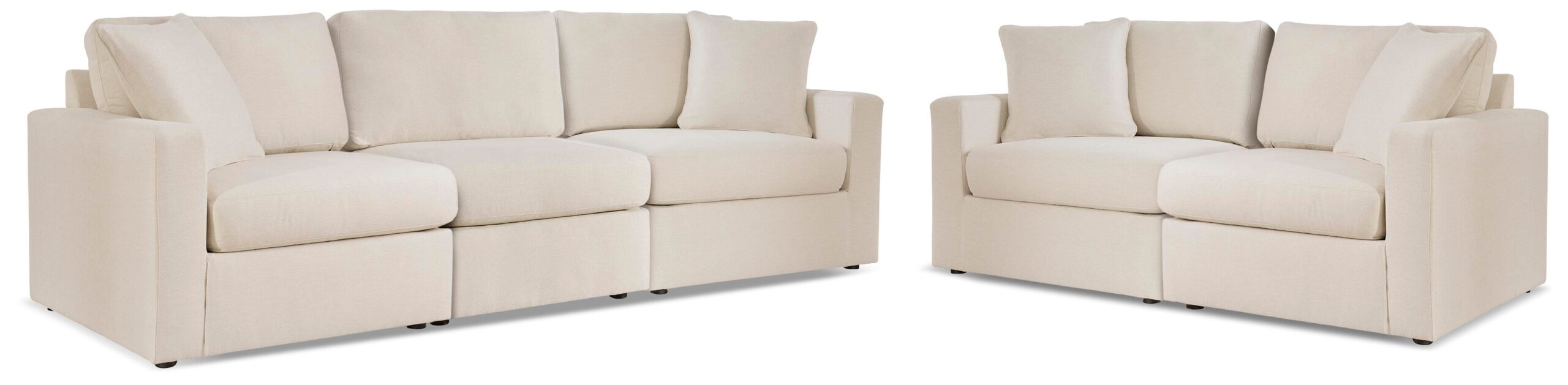 0e514f41655bb101c6d56cdbdeea0ddf Modmax 3-Piece Sectional Sofa and 2-Piece Sectional Loveseat - Image 1