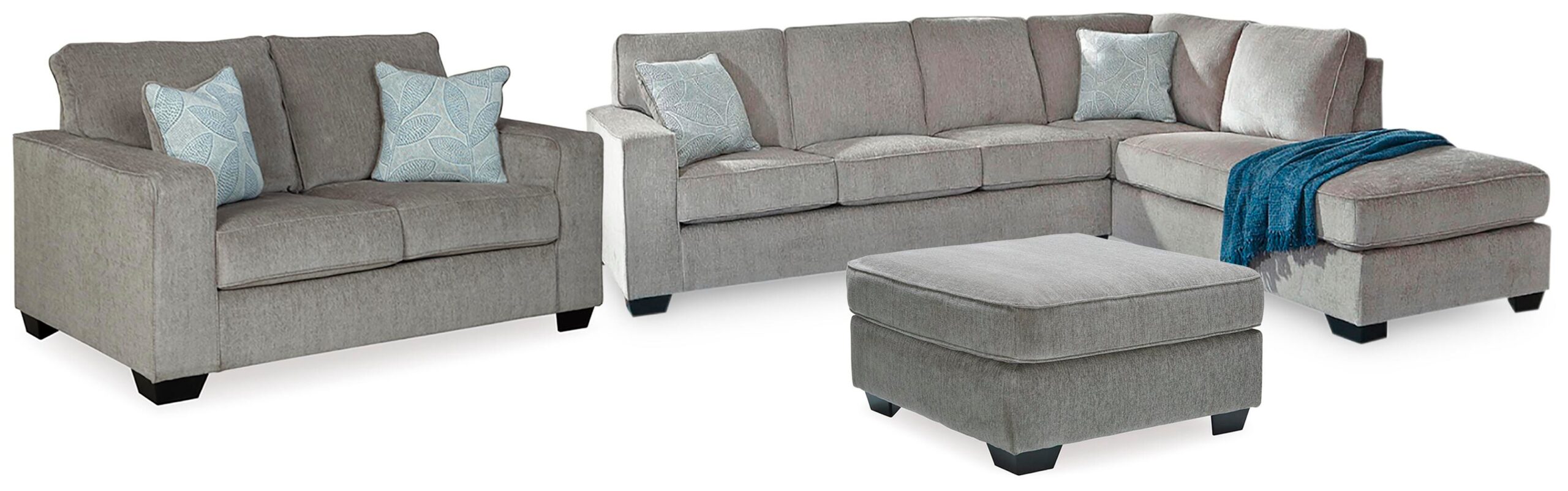 13d62af5578d70002496cffa0f680371 Altari 2-Piece Sleeper Sectional, Loveseat and Ottoman - Image 1