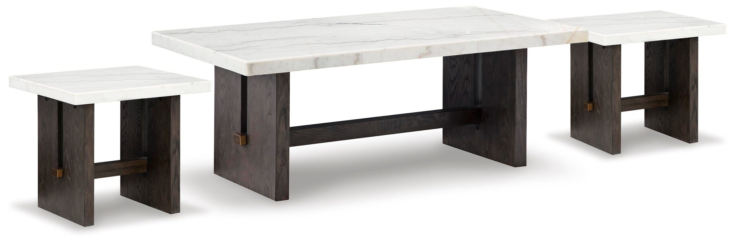 1ab31e56b1a932420ebccc90796cda60 Burkhaus Coffee Table and 2 Ends - Image 1