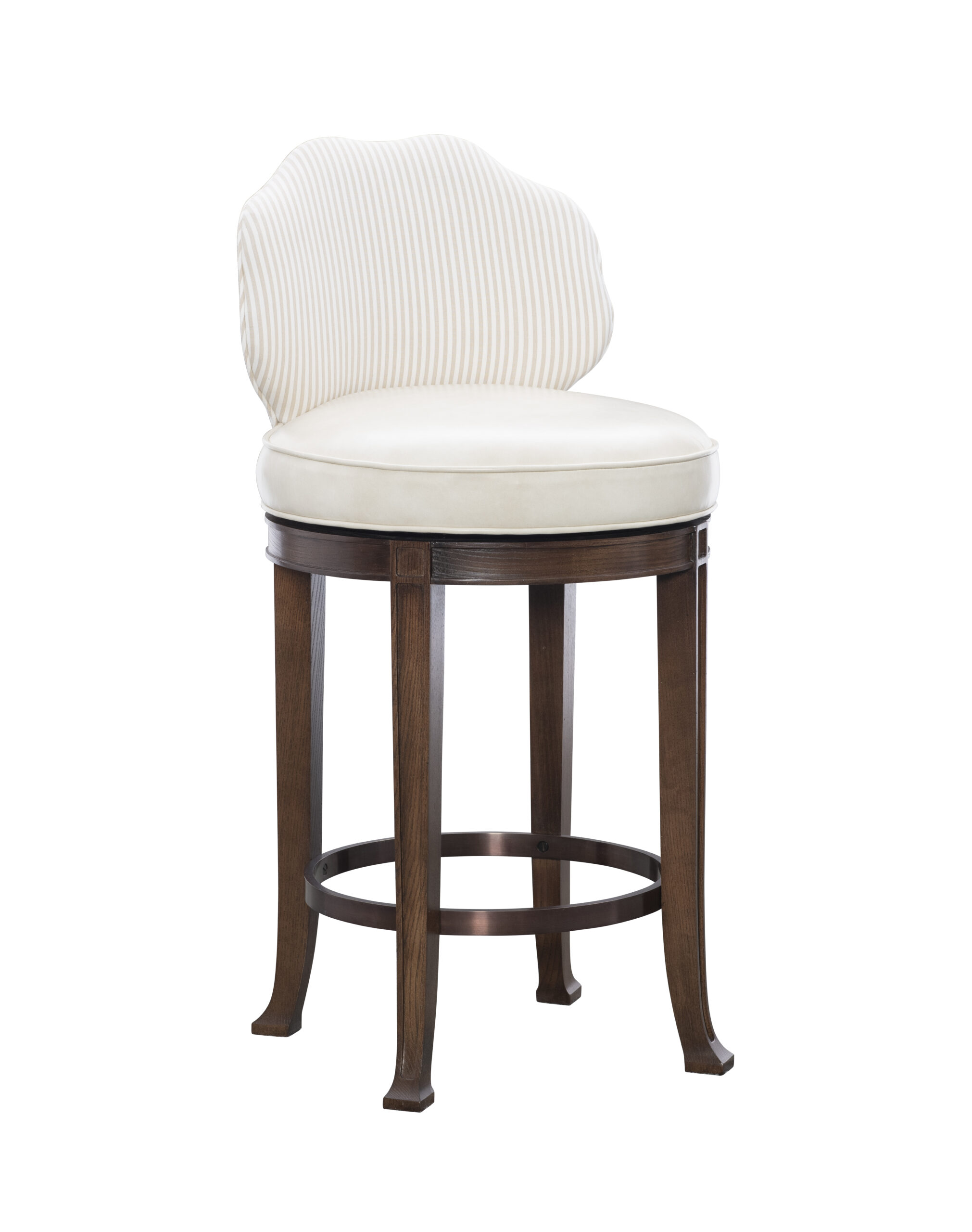 1dad9c98323fa73ee3298dd1b75323d3 Salomone Swivel Counter Stool - Image 1