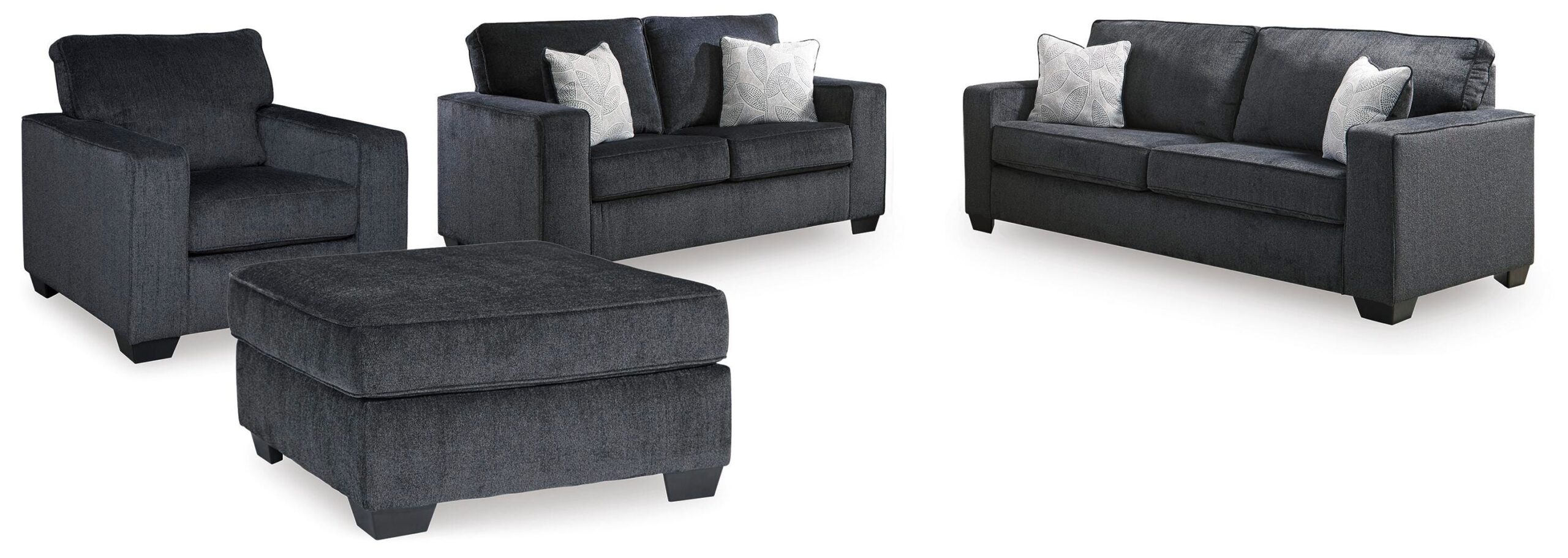 1e148b5f4baf8db4b24e936255880180 Altari Queen Sofa Sleeper, Loveseat, Chair and Oversized Ottoman - Image 1