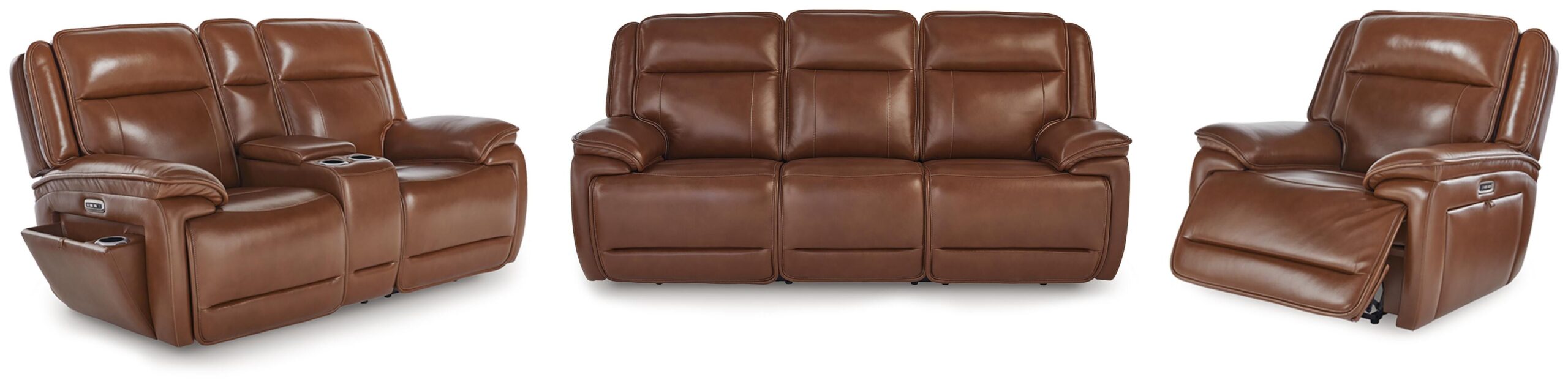 2794972ff0dd33915640a55e7733a712 Healy Pier Power Reclining Sofa, Loveseat and Recliner - Image 1