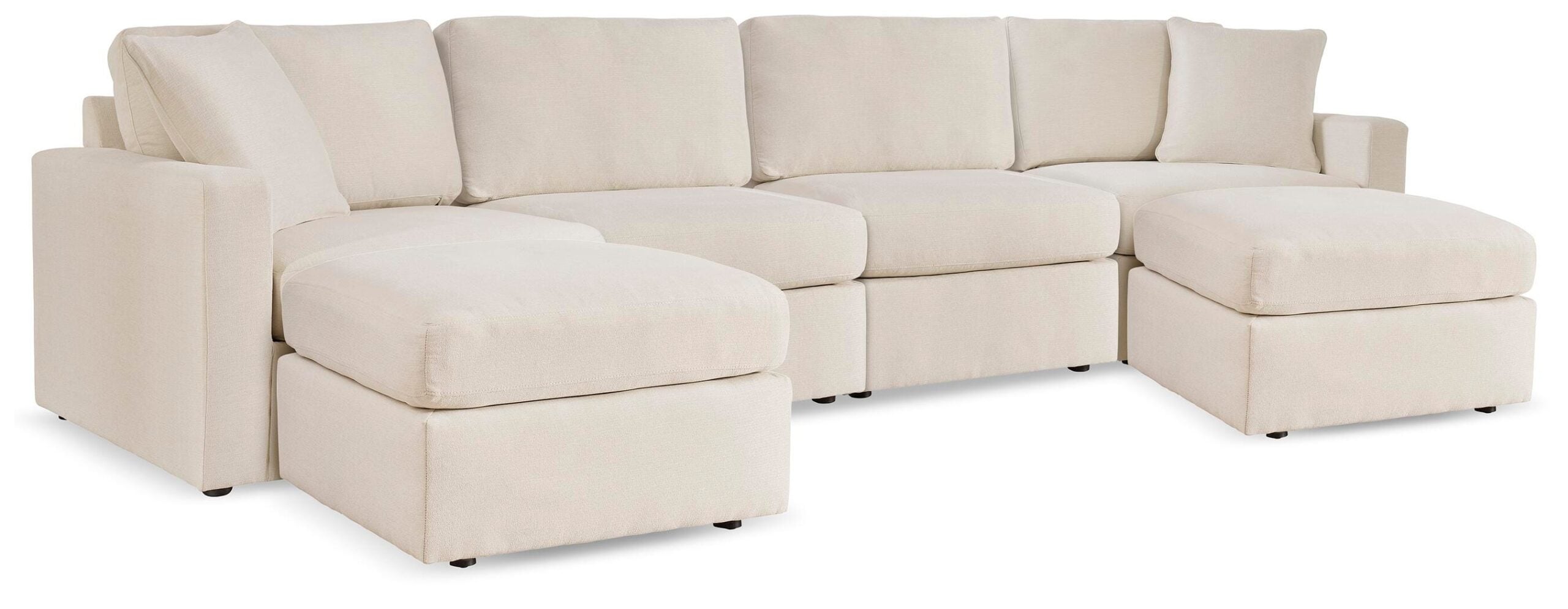 3100d2147423941c182d23a16bcc510a Modmax 4-Piece Sectional and 2 Ottomans - Image 1