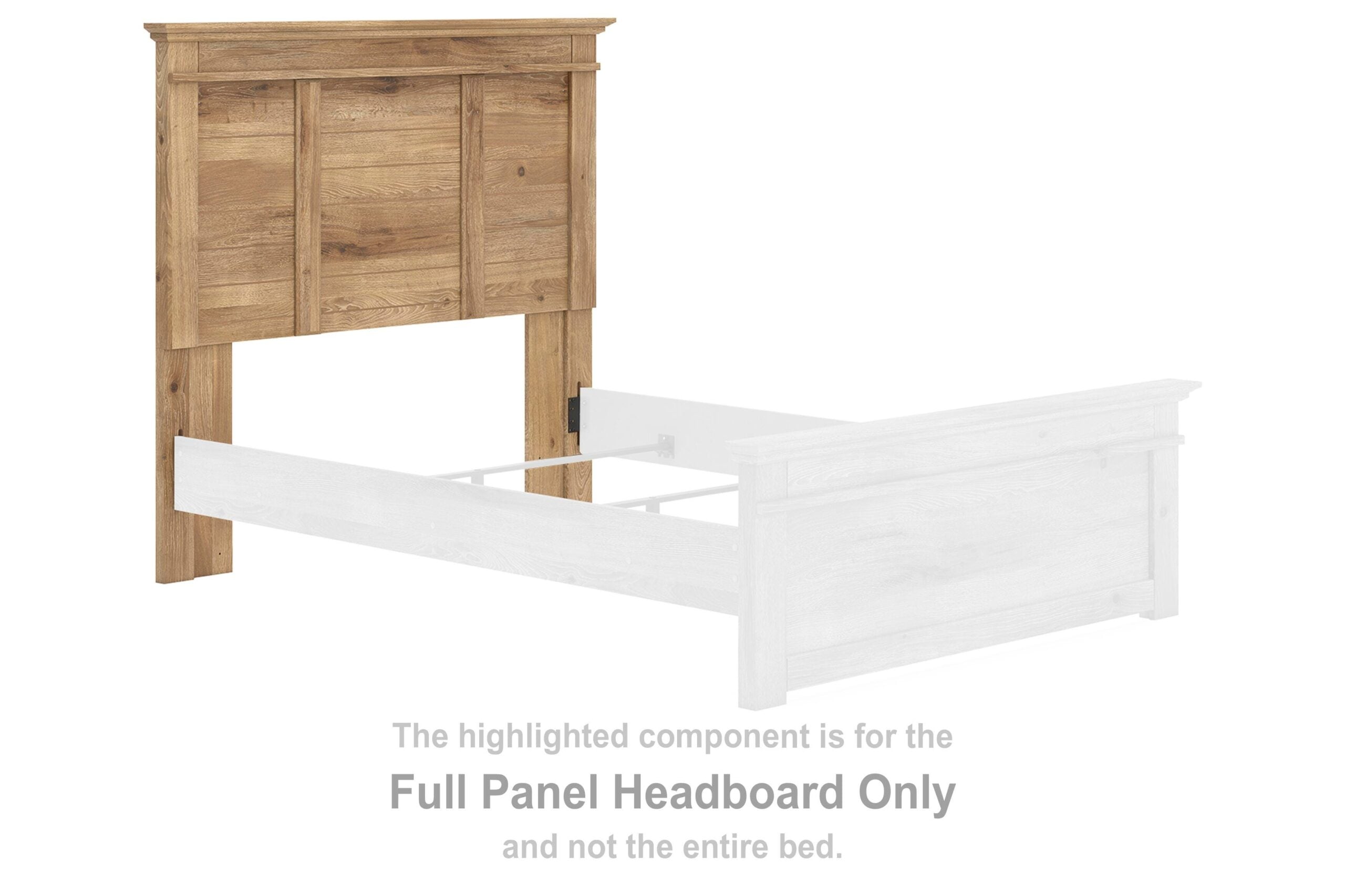 3406a880c566276789fb6d084070f3a7 Makidern Full Panel Headboard - Image 1