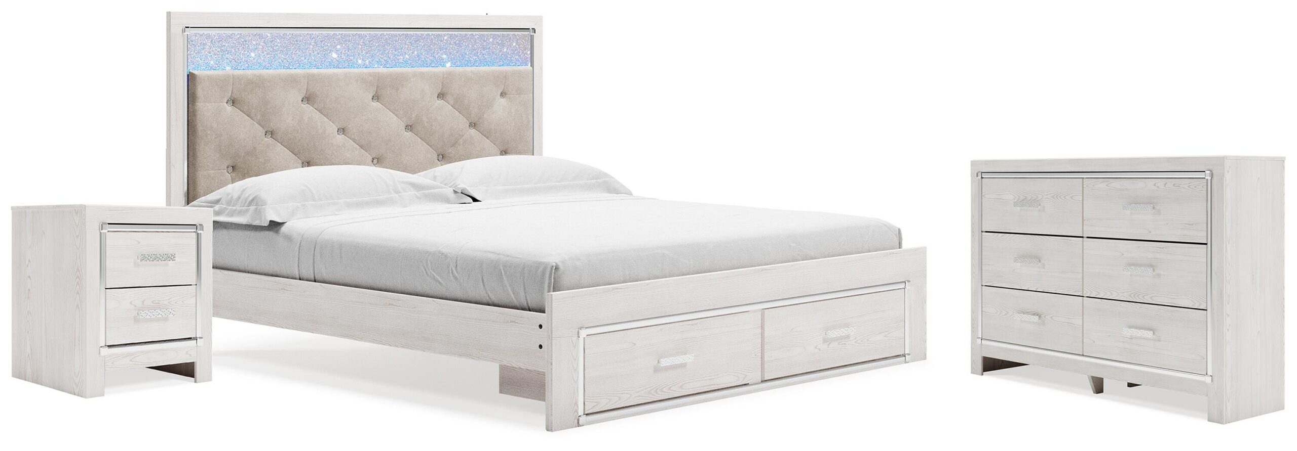3d2eafb4aa8eafde1f3cd5c37e9994c6 Altyra King Storage Bed, Dresser and Nightstand - Image 1