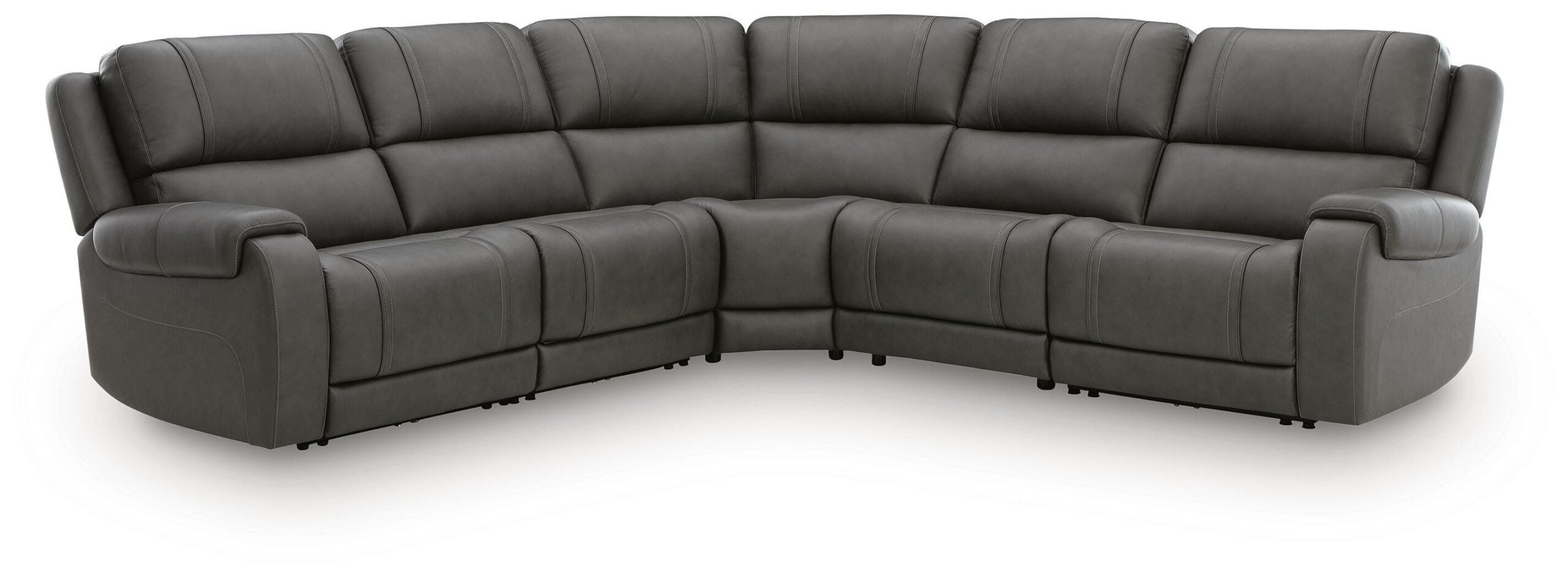 46b8ea61959bc1a14a5c05222b2eec81 5Z - Pittson 5-Piece Power Reclining Sectional - Image 1