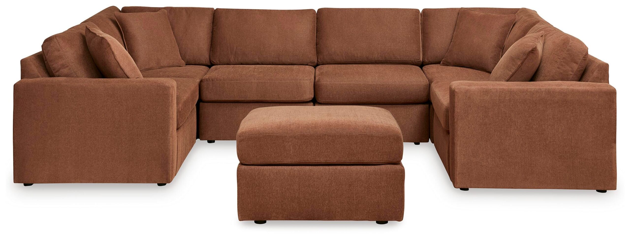 46d3385ff5fecc6bd9df7f91a23c190b Modmax 6-Piece Sectional and Ottoman - Image 1