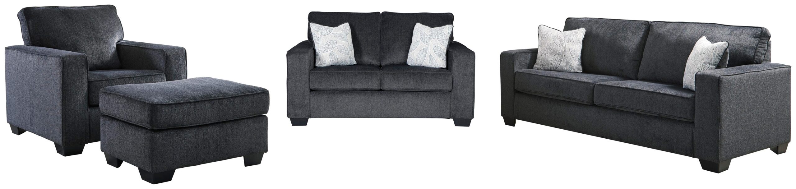 474188f8e3bbb1f0c12b6f50d6b2df89 Altari Sofa, Loveseat, Chair and Ottoman - Image 1