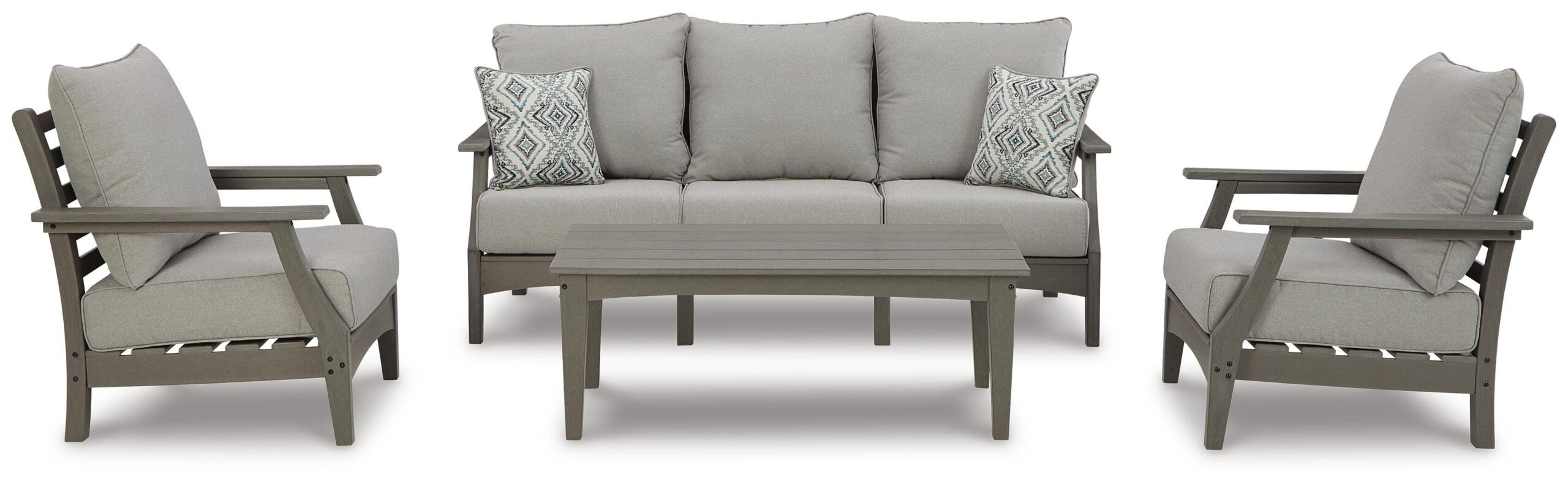 4d4a22d640651984619ad4790847f9fb Visola Outdoor Sofa, 2 Lounge Chairs and Coffee Table - Image 1