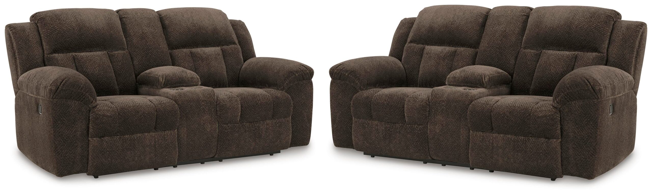4fe232f9a5f3ee2d33792cb28a7c495d Frohn Set of 2 Reclining Loveseats - Image 1