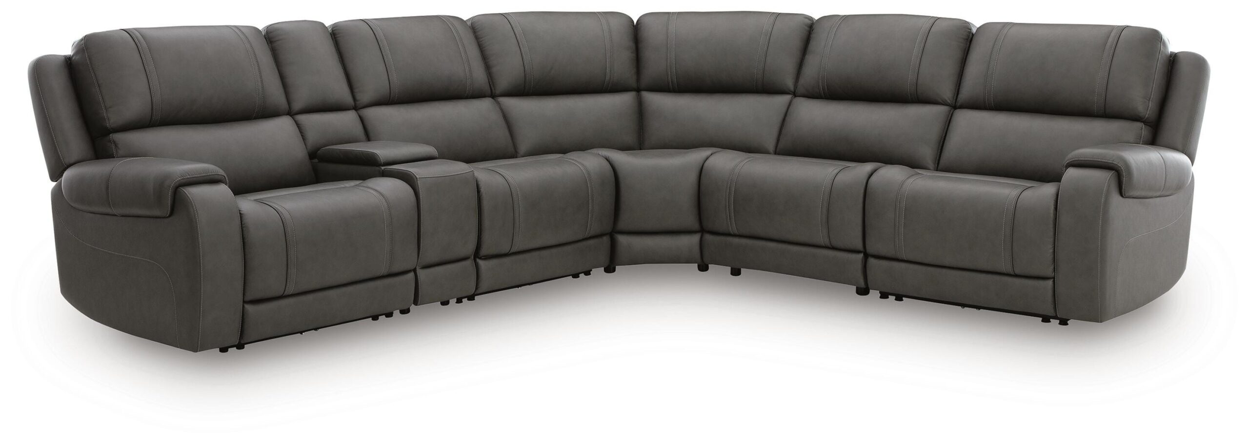 536e4b717e8a085823db905bcd84ed38 5Z - Pittson 6-Piece Power Reclining Sectional - Image 1