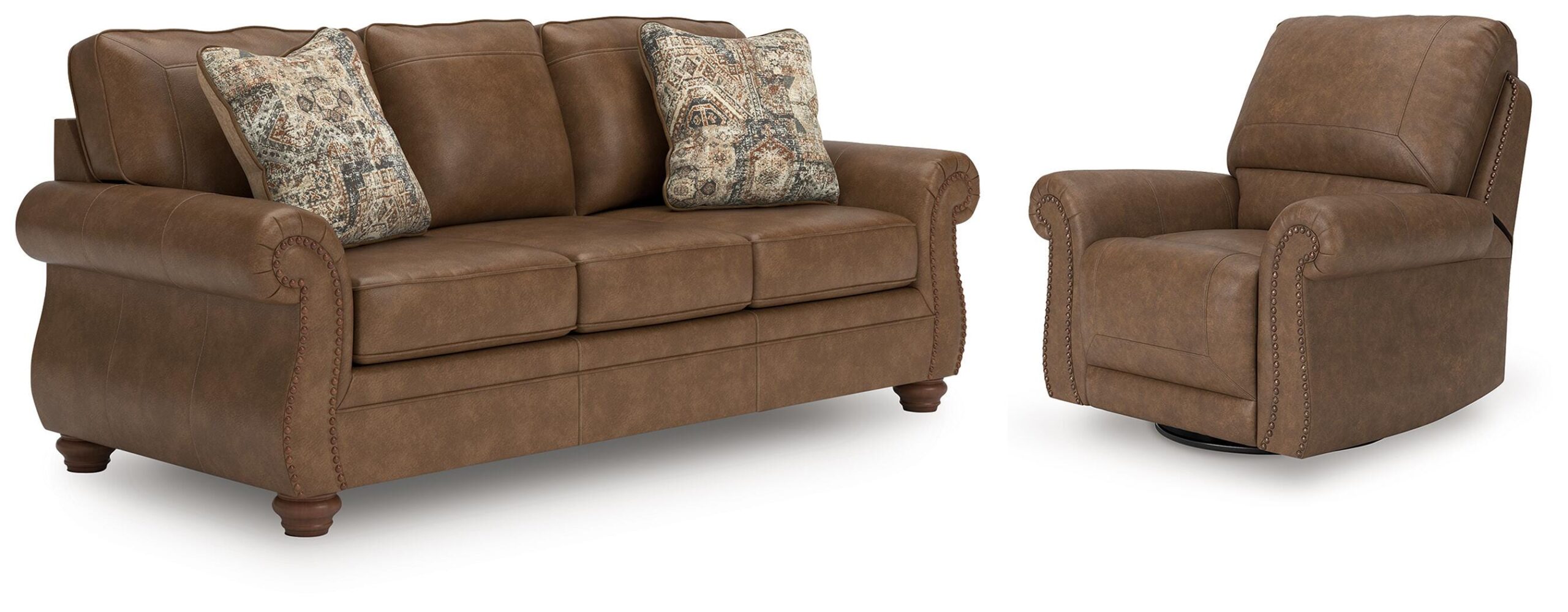 638239f160cfe48f7d4a767930f06197 Chasemore Sofa and Recliner - Image 1