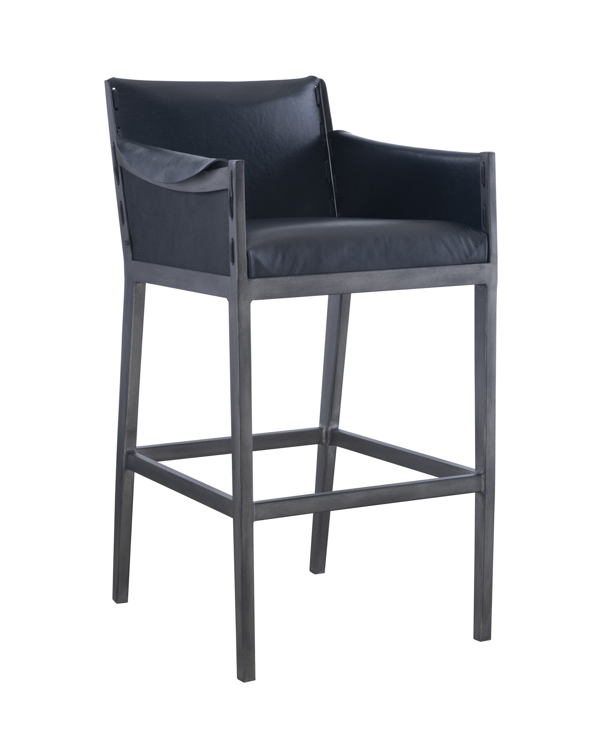829f7bf22a61902ee10b09e7af339568 Gunnison Bar Stool - Black (25"D) - Image 1