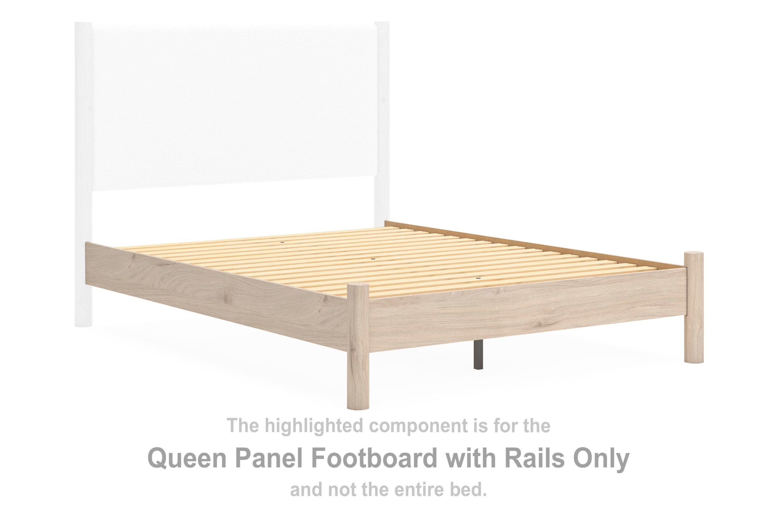 93410a5b2bbaa93c03380c4e2c742e4e Cadmori Queen Panel Footboard with Rails - Image 1