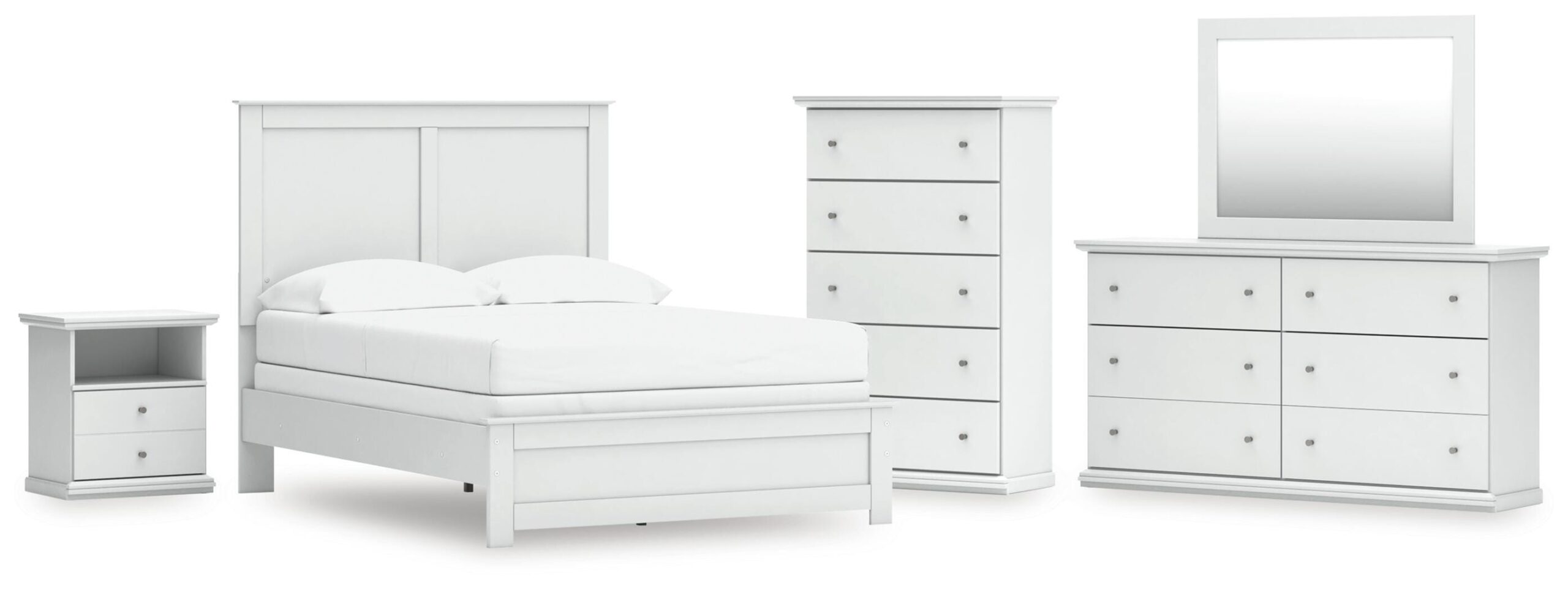 a249343295c59192d7d400ef92de95f7 Bostwick Shoals Full Panel Bed, Dresser, Mirror, Chest, and Nightstand - Image 1