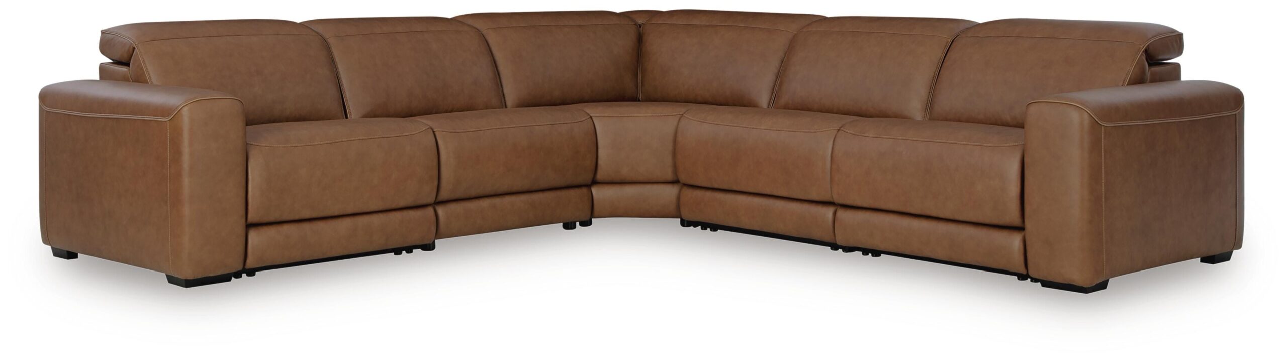 a32d80832064950a72f182f6f4b6539b Magic Man 5-Piece Power Reclining Sectional - Image 1