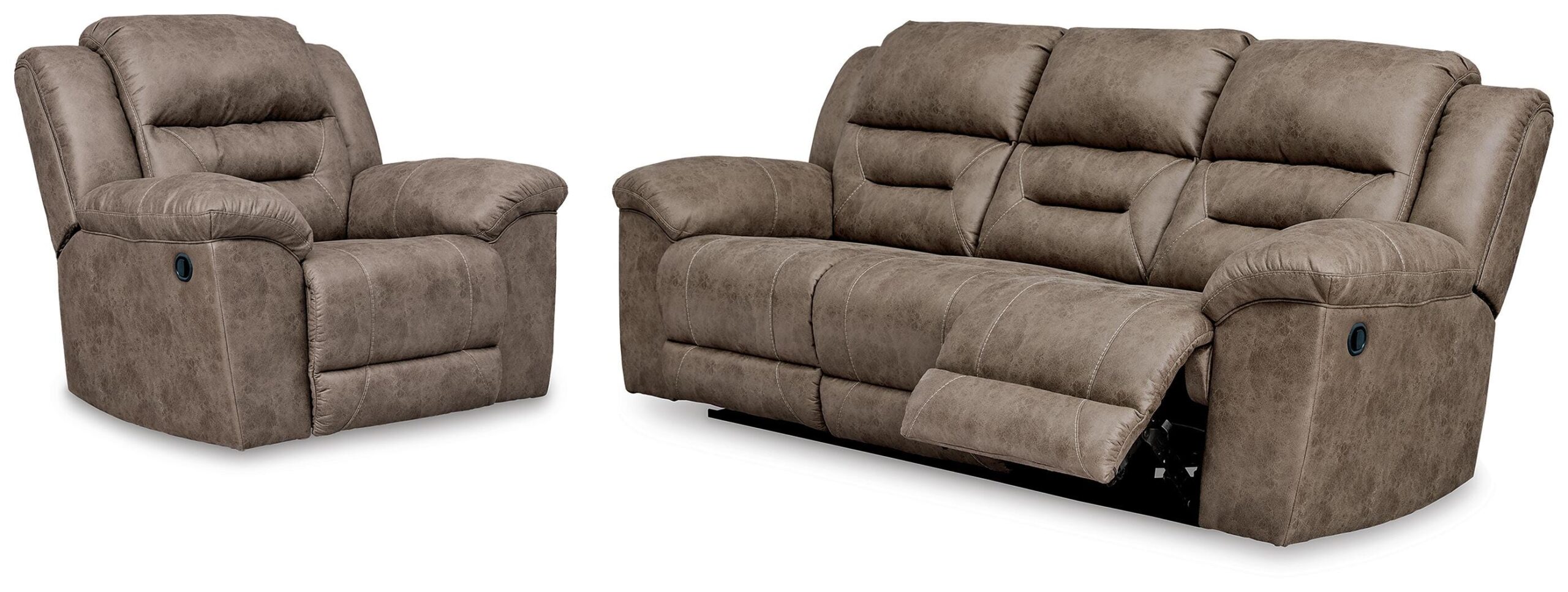 aa5b2b159a3e3c2f4bb3940eea5c3893 Stoneland Reclining Sofa and Recliner - Image 1