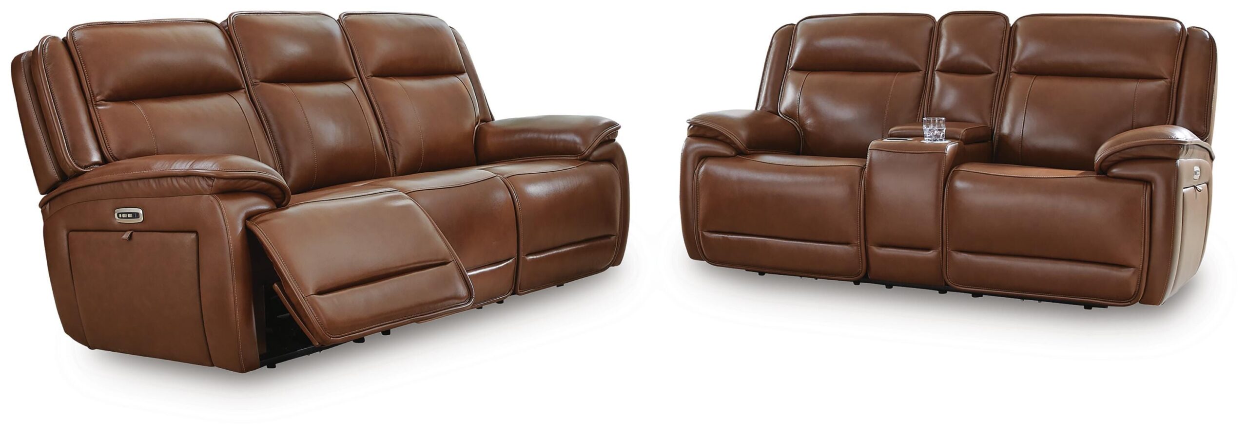 abd767beaf8df460883715eb2ba4ed02 Healy Pier Power Reclining Sofa and Loveseat - Image 1