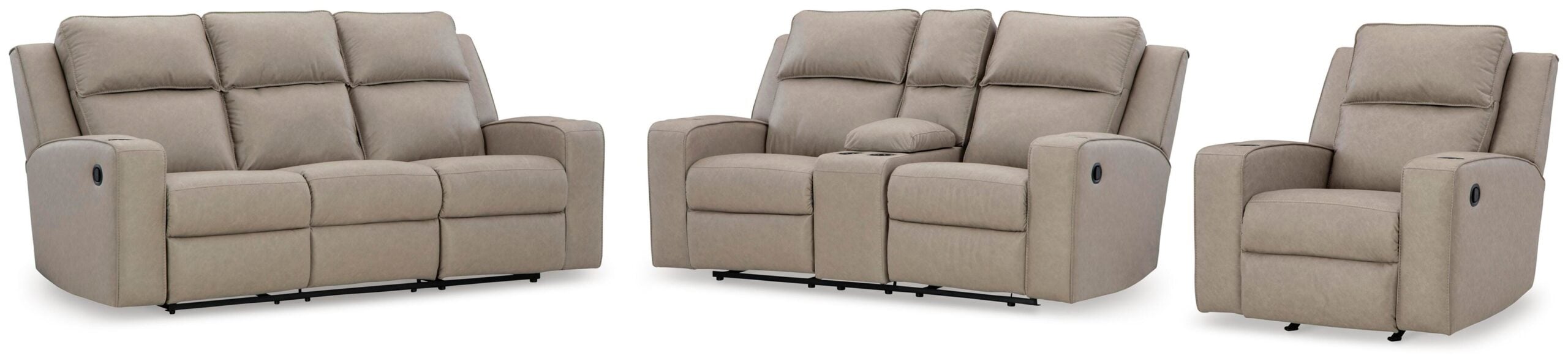 b1c3104e3ae0b816f35dd8e446cdda73 Lavenhorne Reclining Sofa, Loveseat and Recliner - Image 1