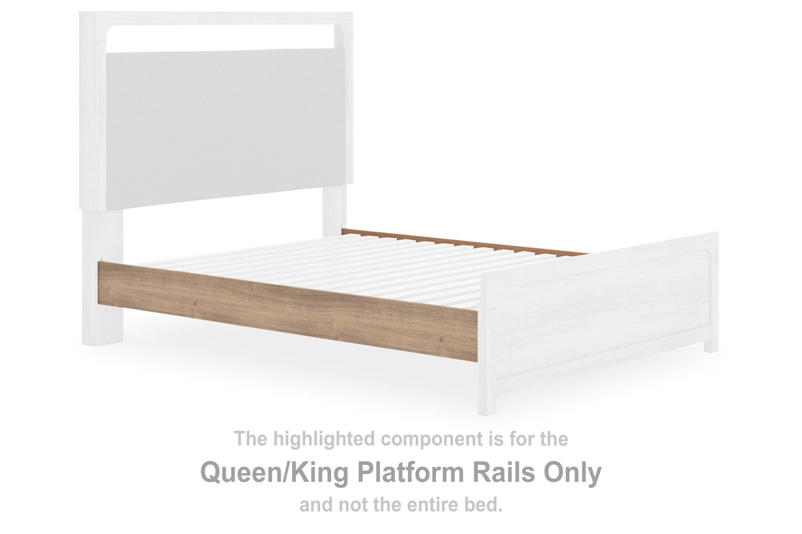 b3cb0e53d115e3cd45d824726051cf94 Kinlanni Queen/King Platform Rails - Image 1