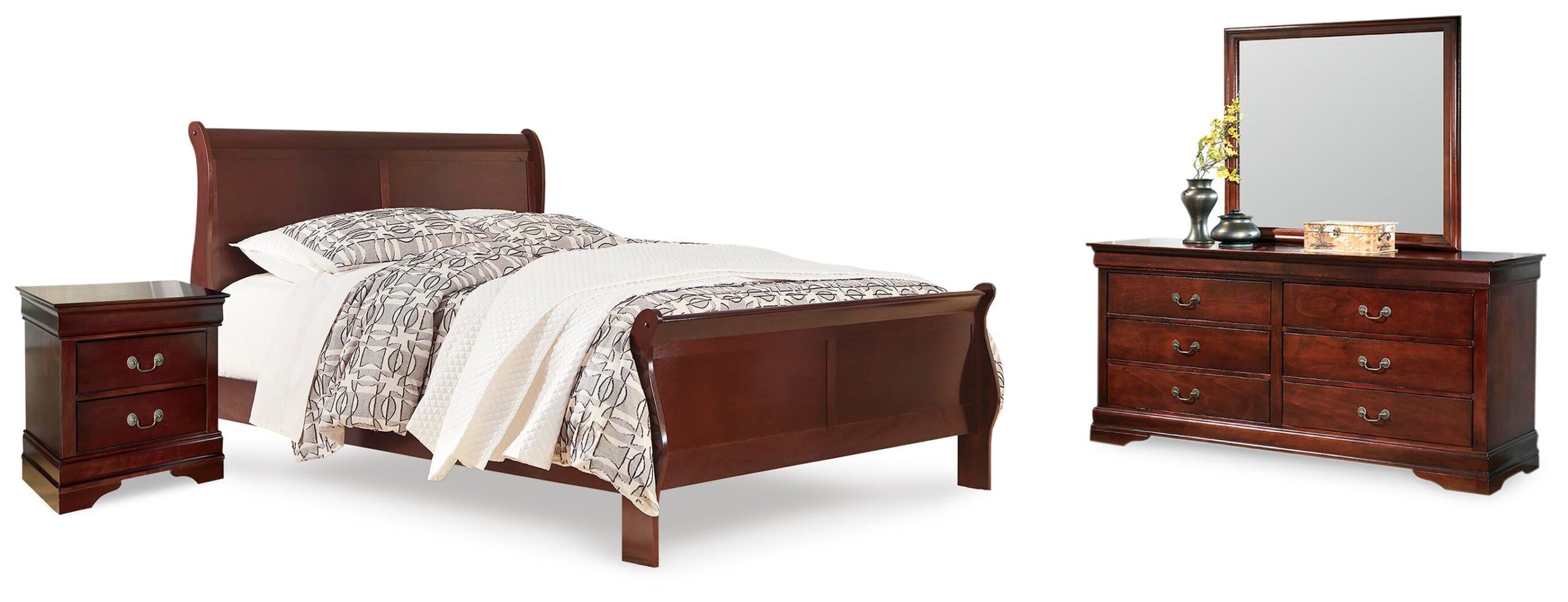 b59b19e248eb3ca2738da7fae34be480 Alisdair King Sleigh Bed, Dresser, Mirror and Nightstand - Image 1