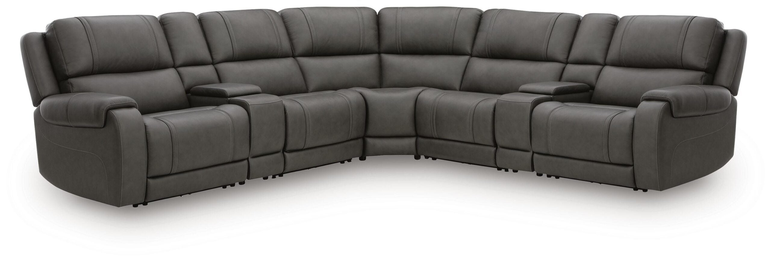 b59cc6fe79a679ac208ddc140a5ae289 5Z - Pittson 7-Piece Power Reclining Sectional - Image 1